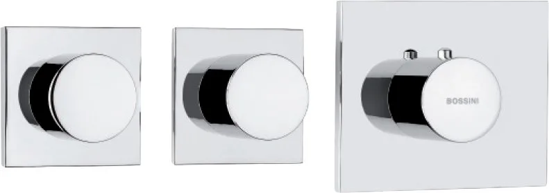 Термостатический смеситель встраиваемый Bossini OKI 2 Outlets LP Z031203 для ванны с душем, хром Sancos — официальный сайт