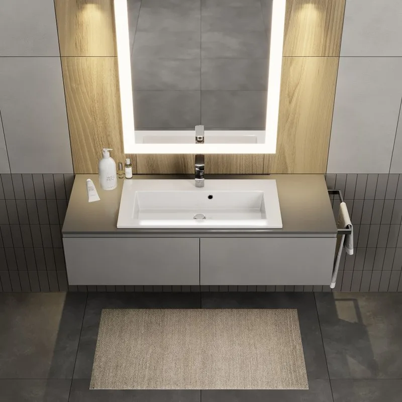 Раковина Uperwood Aurora 70 см, глянцевая белая Sancos — официальный сайт
