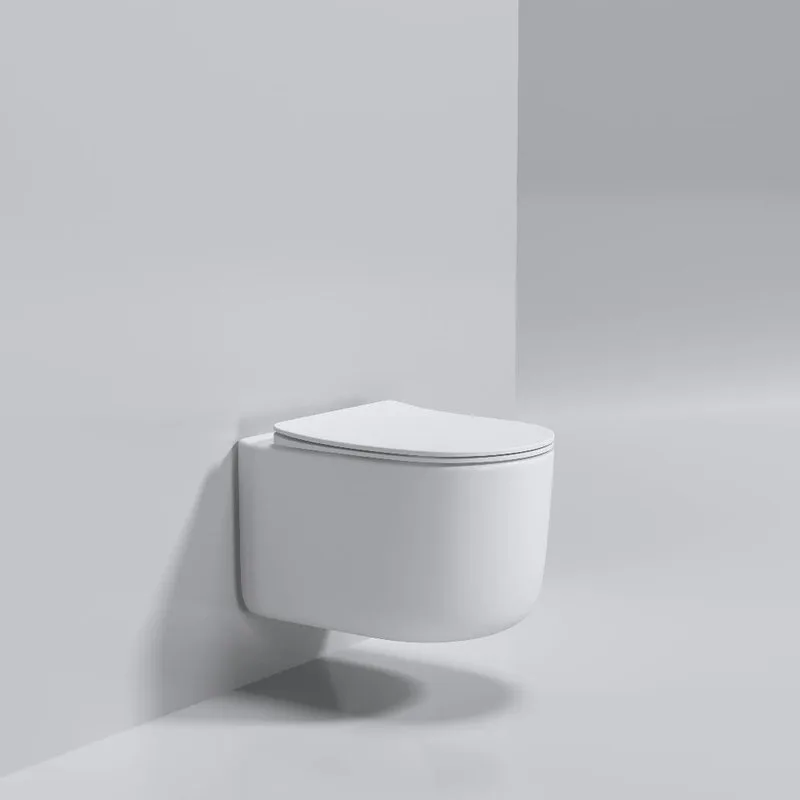 Унитаз подвесной Boheme Flow 969-SET-MW безободковый, с микролифтом, матовый белый Sancos — официальный сайт
