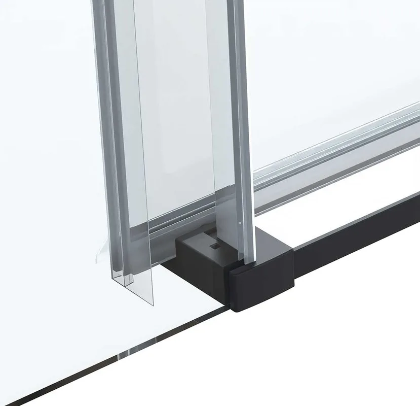 Душевая дверь в нишу Vincea Como Soft VDS-1CS130CLB 130 см профиль черный Sancos — официальный сайт