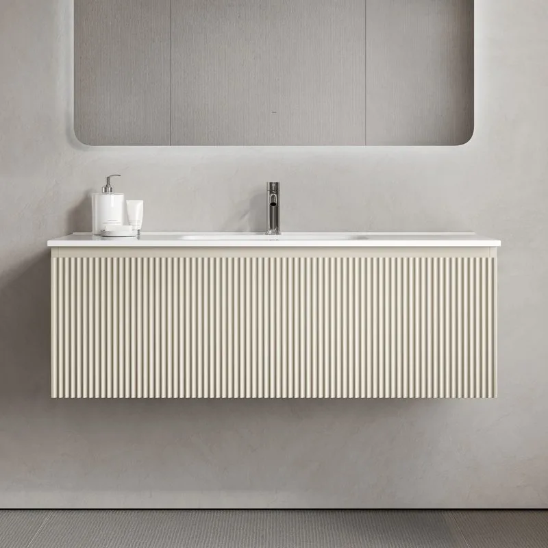 Тумба под раковину Sancos Snob R 1.0 120 подвесная Beige soft (капучино), SNR1.0120CE Sancos — официальный сайт