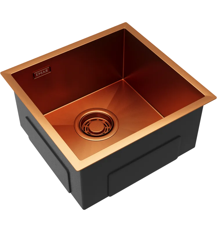 Мойка кухонная Emar PVD EMB-131 PVD Nano Coppery Sancos — официальный сайт