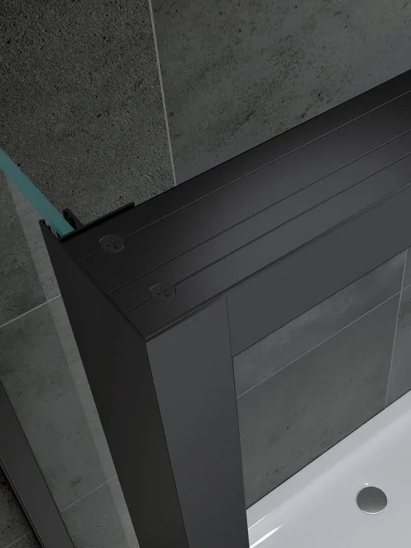 Душевой уголок Abber Komfort AG93120B-S92B 120х90 см, профиль черный, стекло прозрачное Sancos — официальный сайт