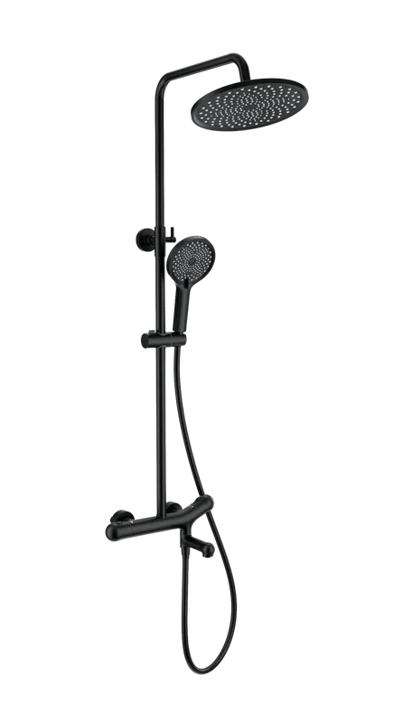 Душевая стойка Wonzon & Woghand T-1000 WW-B3057-A-MB, матовая черная Sancos — официальный сайт