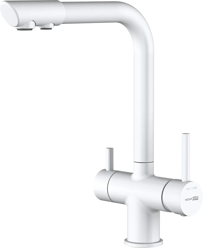 Смеситель для кухни Wasserkraft A8357 белый матовый Sancos — официальный сайт