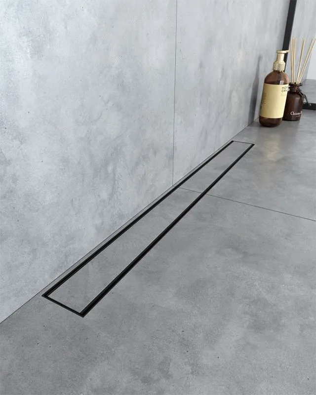 Душевой трап (лоток) Boheme Premium Linear 60 см, черный Sancos — официальный сайт