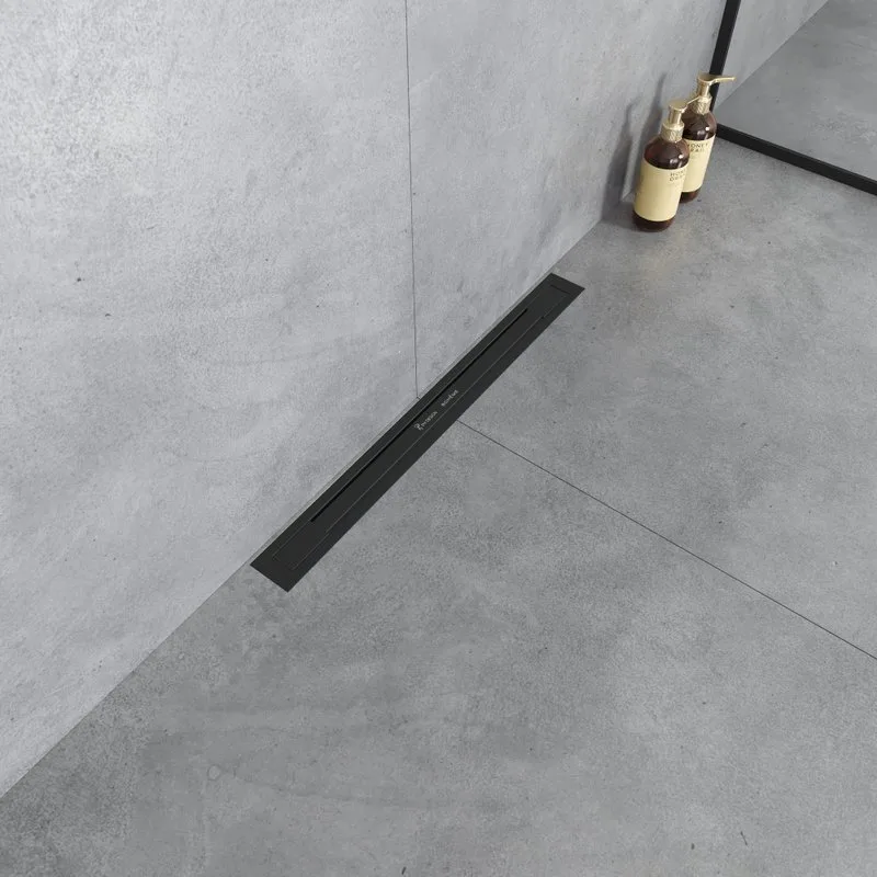 Душевой трап (лоток) Boheme Premium Trendy 60 см, черный Sancos — официальный сайт