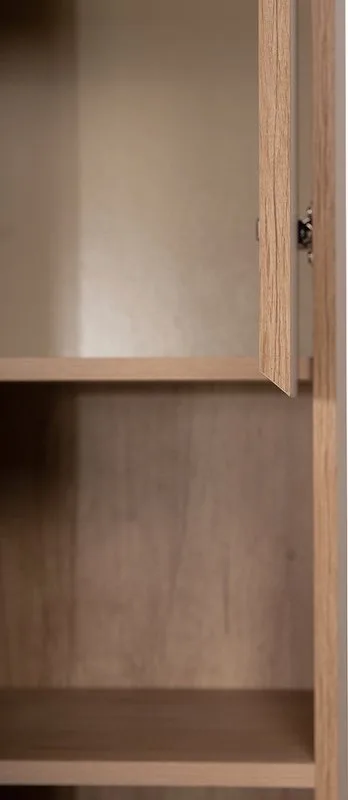 Шкаф-пенал для ванной BelBagno Kraft R rovere nebrasca nature, 1 дверь Sancos — официальный сайт