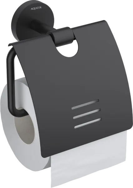 Держатель туалетной бумаги AQUATEK Бетта AQ4609MB матовый черный