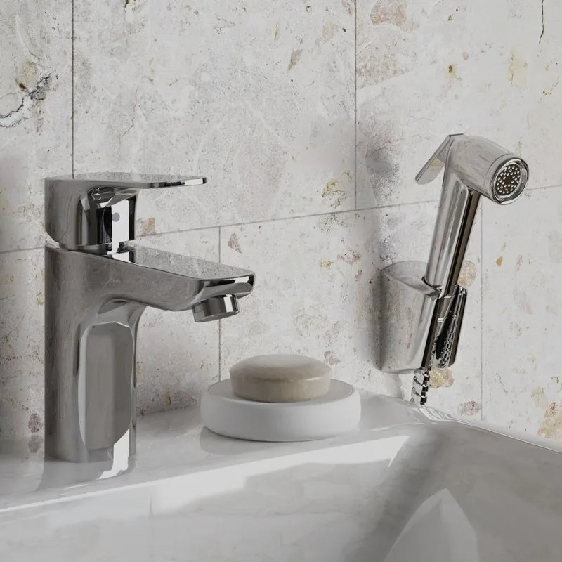 Смеситель для раковины Paini Viva Style P4CR205/574 с гигиеническим душем, хром Sancos — официальный сайт