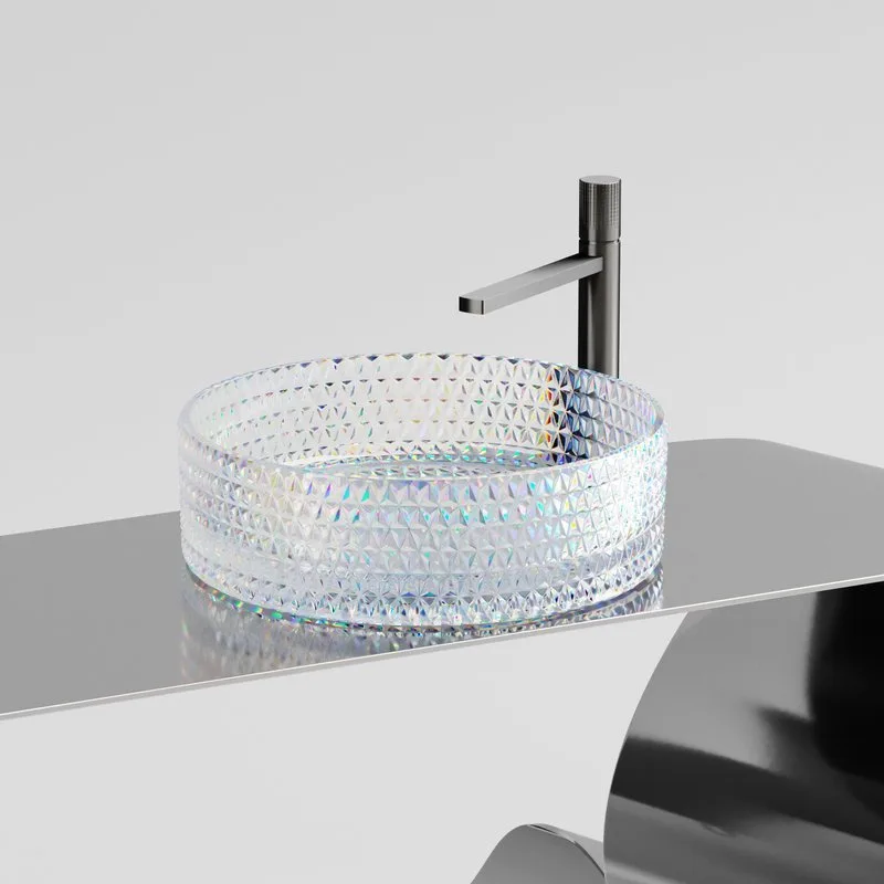 Накладная раковина Ceramicanova Cristal CN6059 неон Sancos — официальный сайт