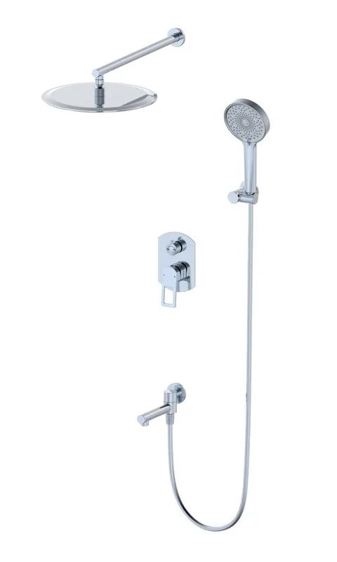 Душевой комплект Wonzon & Woghand WW-88939010-CR, С ВНУТРЕННЕЙ ЧАСТЬЮ, хром Sancos — официальный сайт