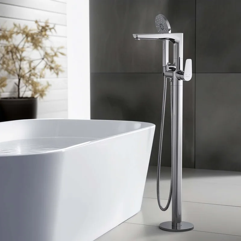 Напольный смеситель для ванны с душем AQUATEK Бетта AQ1145CR, С ВНУТРЕННЕЙ ЧАСТЬЮ, хром Sancos — официальный сайт