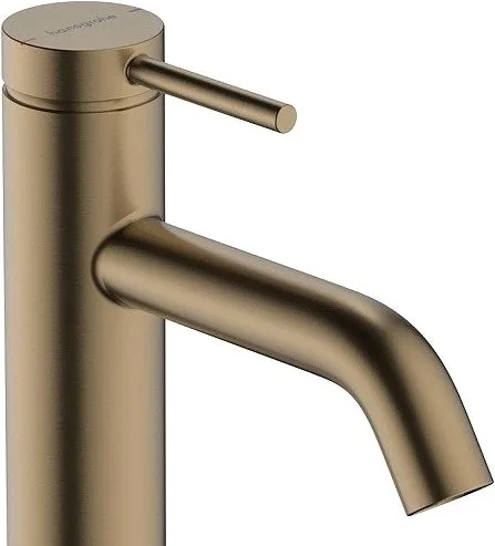 Смеситель для раковины Hansgrohe Tecturis S 110 73311140 шлифованная бронза Sancos — официальный сайт