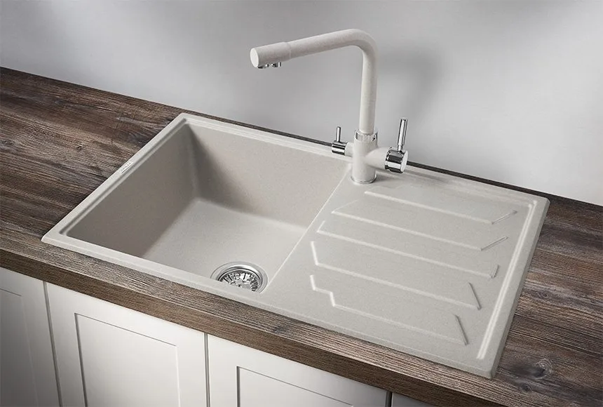 Мойка кухонная Granula 8002, базальт Sancos — официальный сайт