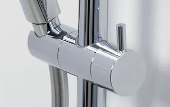 Душевая стойка Wasserkraft Thermo A11301, хром Sancos — официальный сайт