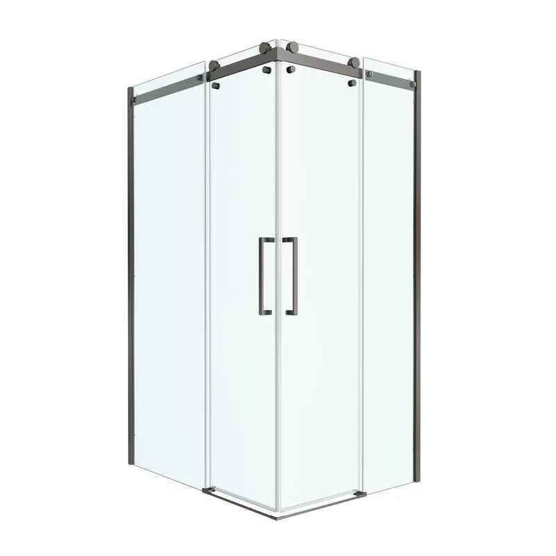 Душевой уголок BelBagno Marino 2 AH-2-120/90-C-GM 120x90, профиль оружейная сталь, стекло прозрачное Sancos — официальный сайт