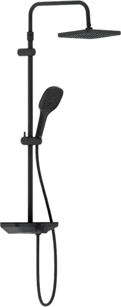 Душевая стойка Damixa Merkur 940730300, черная матовая Sancos — Оригинал