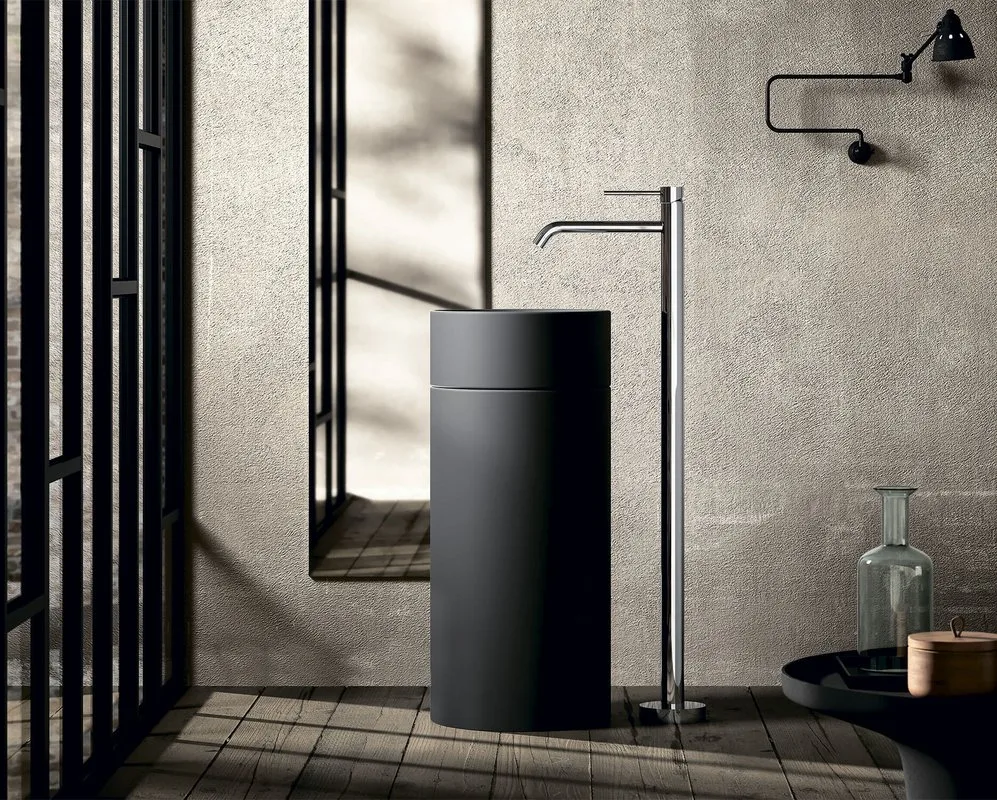 Напольный смеситель для раковины Paffoni Light LIG031CR, хром Sancos — официальный сайт
