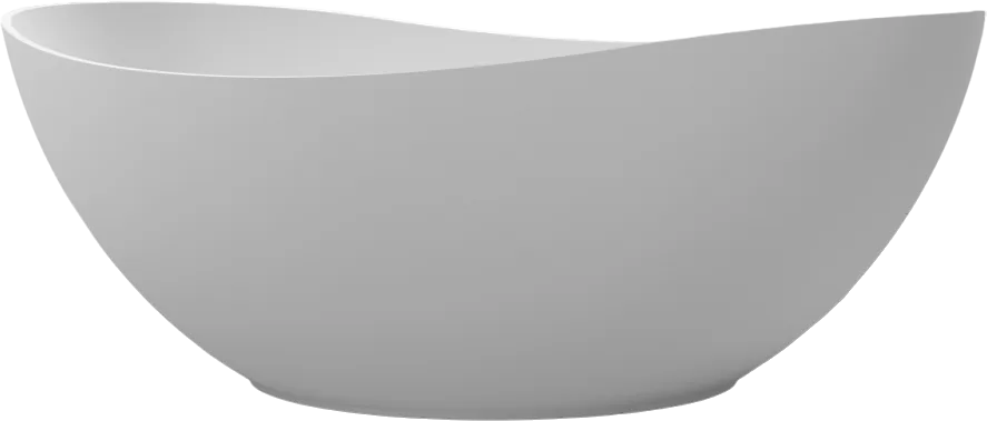 Ванна из искусственного камня WHITECROSS Ruby 170x75 см, отдельностоящая, матовая белая, овальная, с Sancos — официальный сайт
