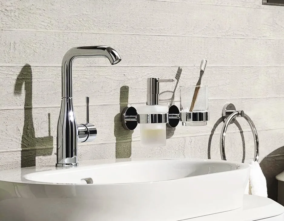 Смеситель для раковины Grohe Essence New 32628001 Sancos — официальный сайт
