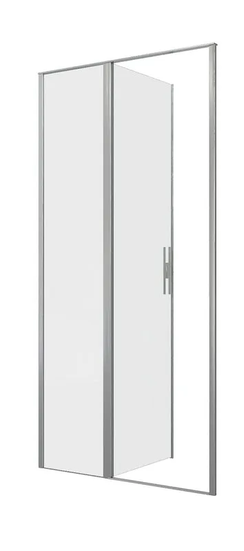 Душевая дверь в нишу Allen Brau Priority 3.31029.BA 100 см, профиль серебро браш, стекло прозрачное  Sancos — официальный сайт