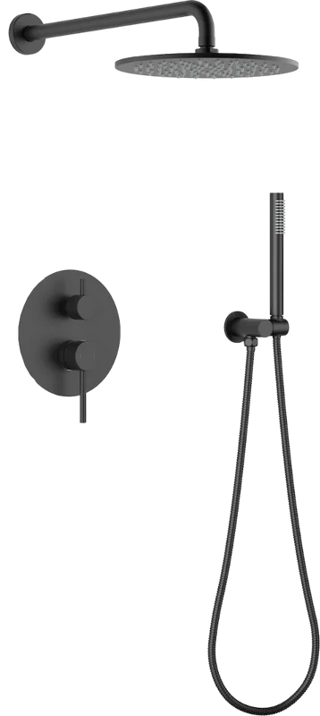Душевой комплект Timo Saona SX-2369/03SM, С ВНУТРЕННЕЙ ЧАСТЬЮ, черный Sancos — официальный сайт