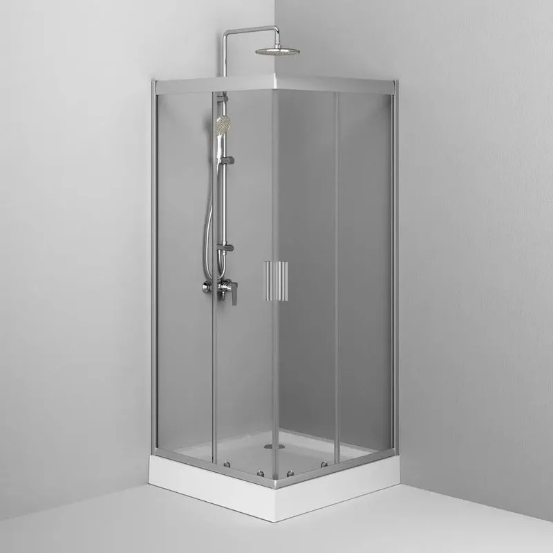 Душевой уголок AM.PM Gem W90UG-403-090MT 90х90, профиль матовый хром Sancos — официальный сайт