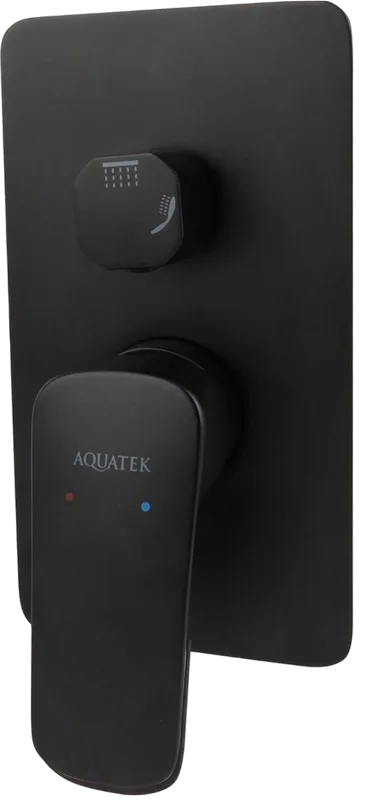 Встраиваемый смеситель AQUATEK Вега AQ1046MB С ВНУТРЕННЕЙ ЧАСТЬЮ, матовый черный Sancos — официальный сайт