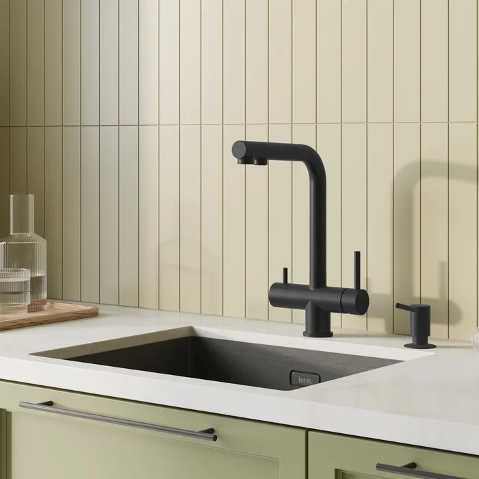Смеситель для кухни IDDIS Umbra UMBBLPFi05, матовый черный Sancos — официальный сайт