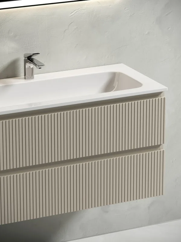 Тумба под раковину Sancos Snob T 100 подвесная Beige soft (капучино), SNT100CE Sancos — официальный сайт