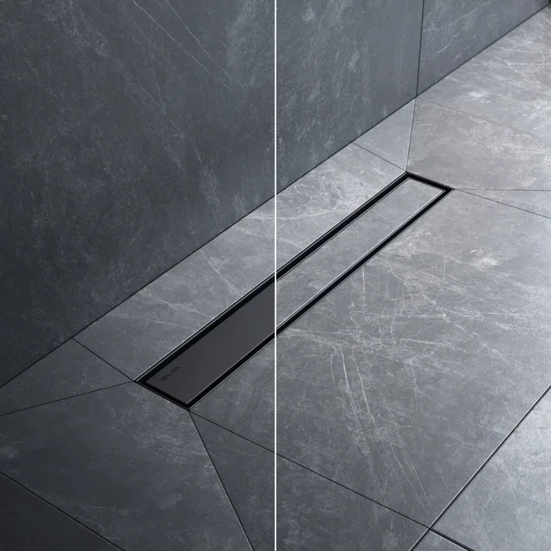 Душевой трап (лоток) AM.PM MasterFlow Tile 50 см, черный матовый Sancos — официальный сайт