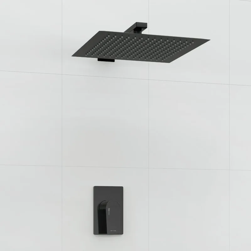 Душевой комплект Wasserkraft Glan A66181 С ВНУТРЕННЕЙ ЧАСТЬЮ, черный Sancos — официальный сайт