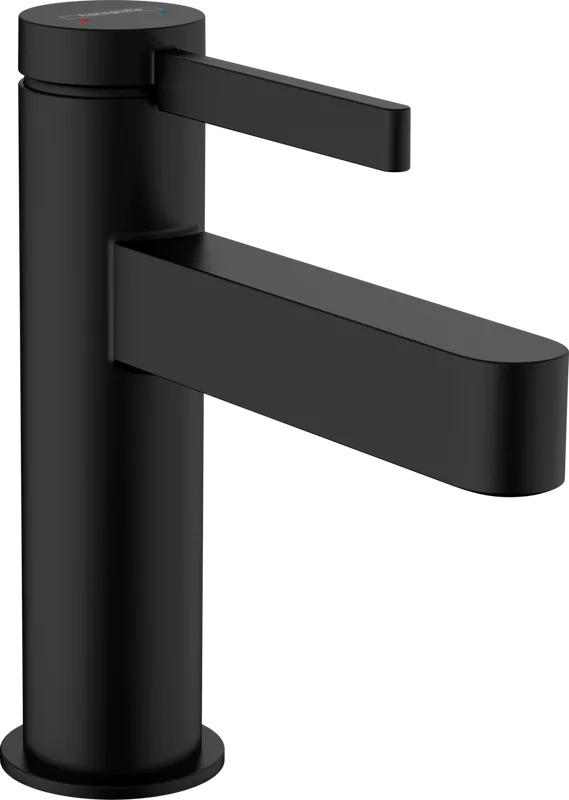 Смеситель для раковины Hansgrohe Finoris 100 76010670 матовый черный Sancos — официальный сайт