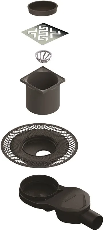 Душевой трап Berges Platz Antik 090160, 10x10 см Sancos — официальный сайт