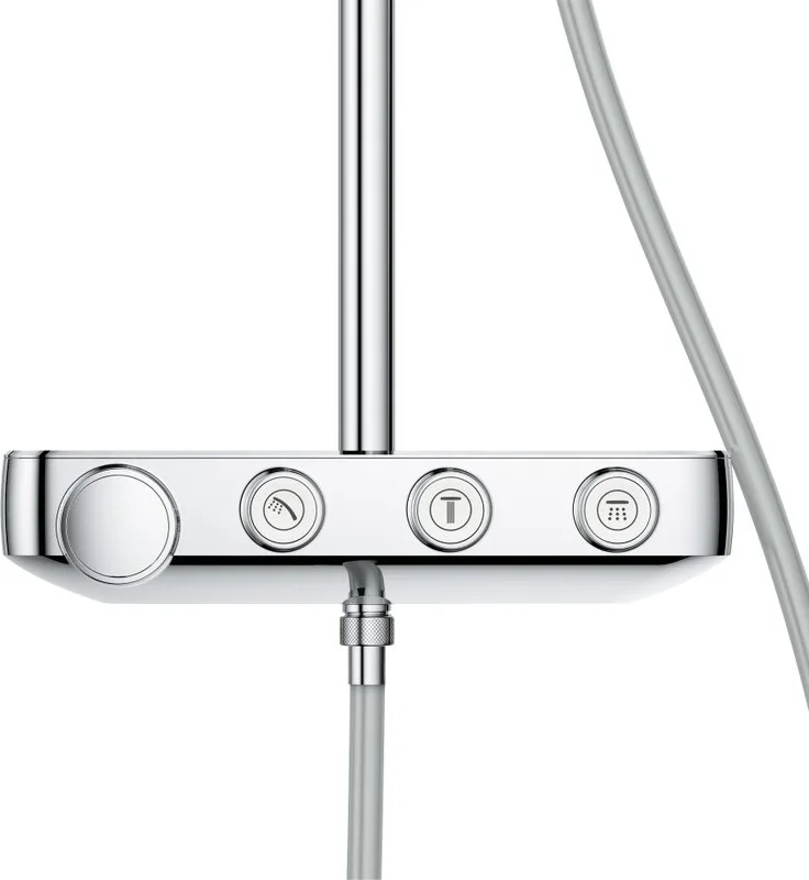 Душевая стойка Grohe Euphoria SmartControl 310 Duo 26507000, с термостатом Sancos — официальный сайт