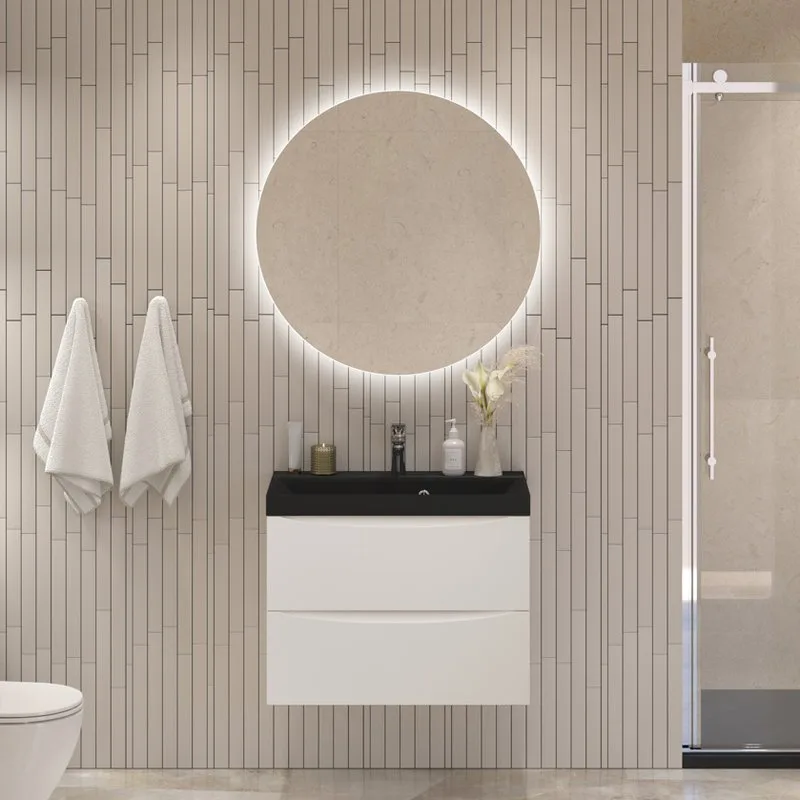 Тумба под раковину без столешницы BelBagno Marino 60 bianco lucido, подвесная Sancos — официальный сайт