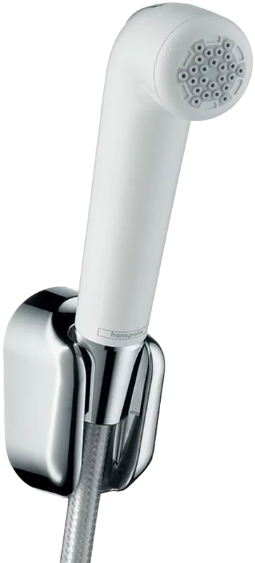 Гигиенический душ Hansgrohe 32122000 со шлангом 1,6 м Sancos — официальный сайт