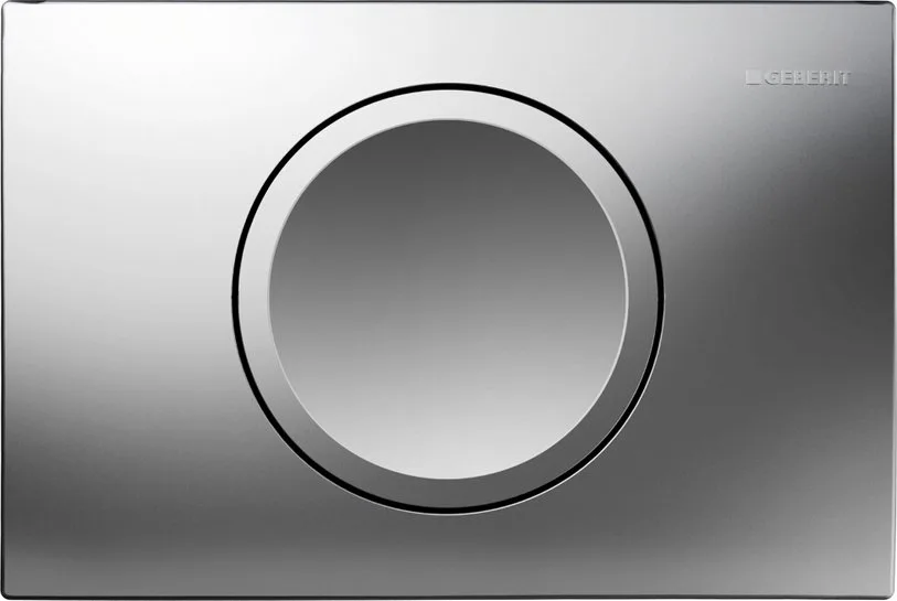 Кнопка смыва Geberit Delta 11 115.120.46.1 хром матовый Sancos — официальный сайт