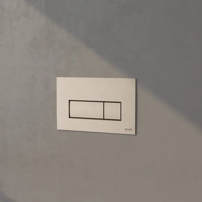 Кнопка смыва VitrA Root Square 740-2395 никель Sancos — официальный сайт