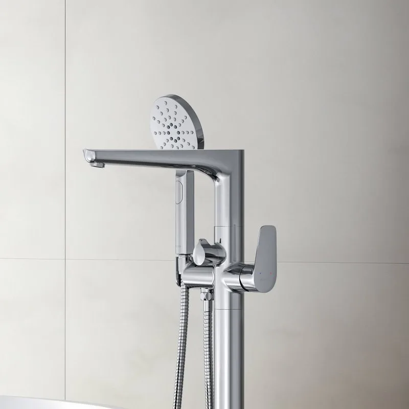 Напольный смеситель для ванны с душем AQUATEK Бетта AQ1145CR, С ВНУТРЕННЕЙ ЧАСТЬЮ, хром Sancos — официальный сайт
