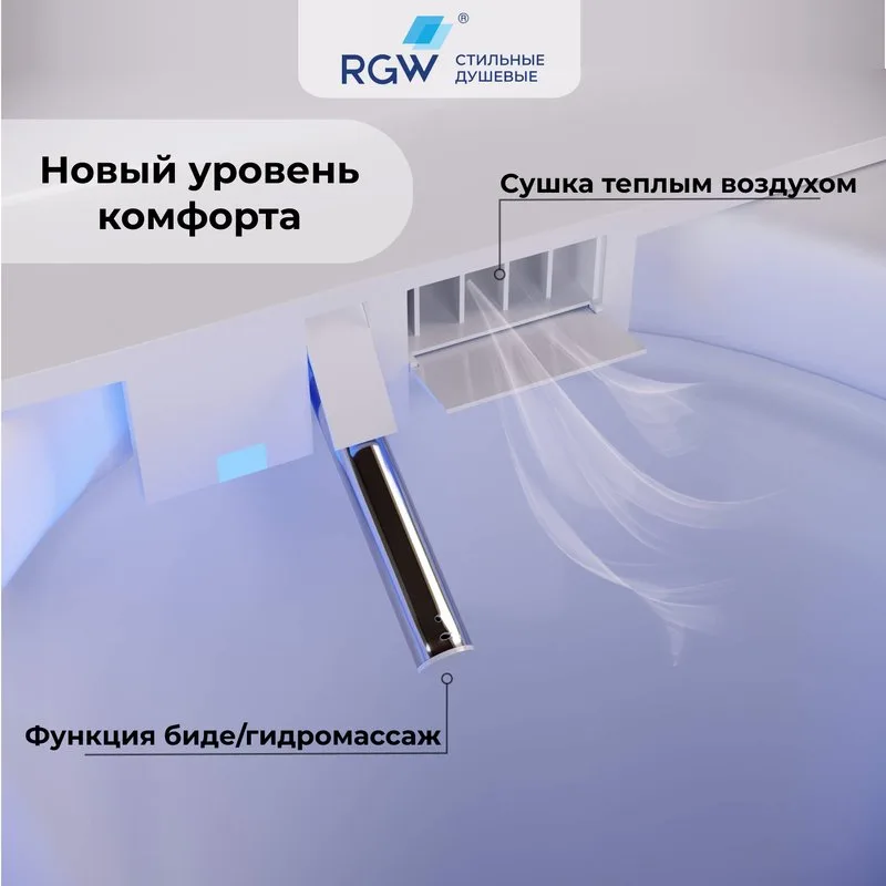 Умный унитаз напольный RGW SW-31 Sancos — официальный сайт