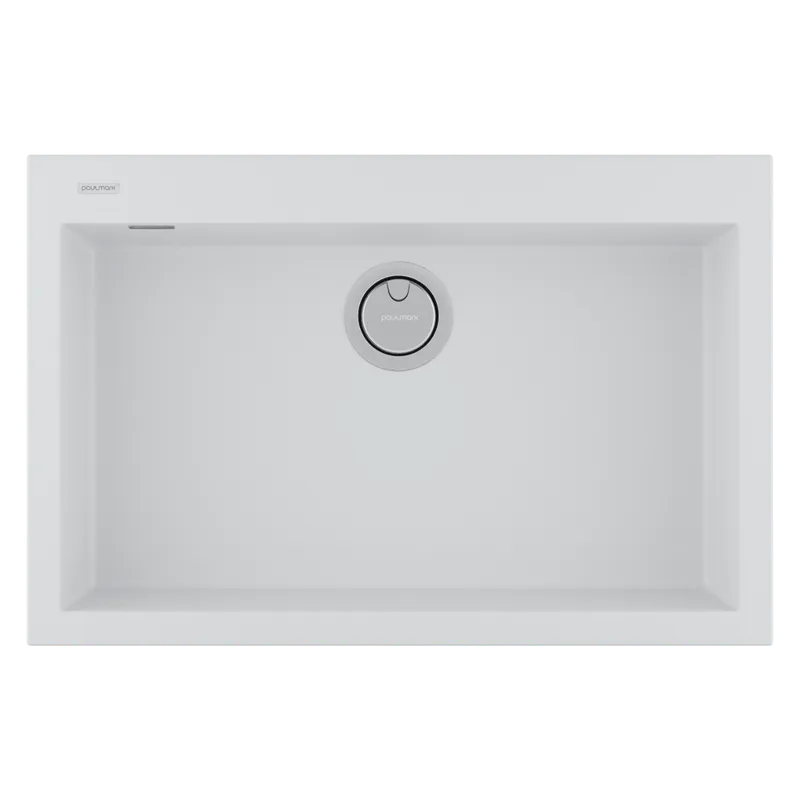 Мойка кухонная Paulmark Decoration 41 PM937650-WH white Sancos — официальный сайт