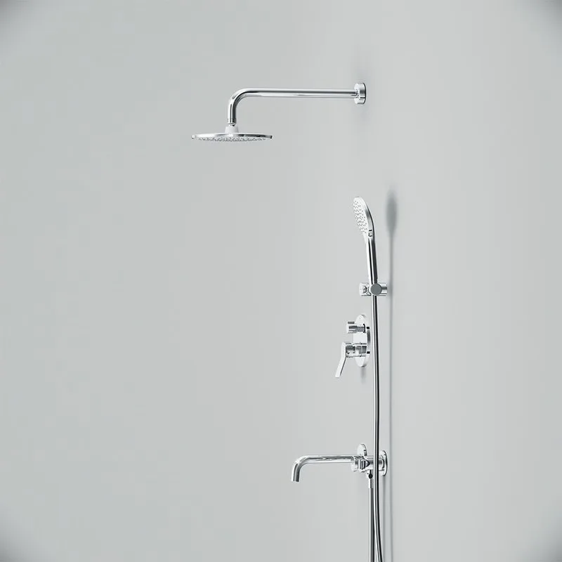Душевой комплект AM.PM X-Joy FB85A3RH30 С ВНУТРЕННЕЙ ЧАСТЬЮ, хром Sancos — официальный сайт