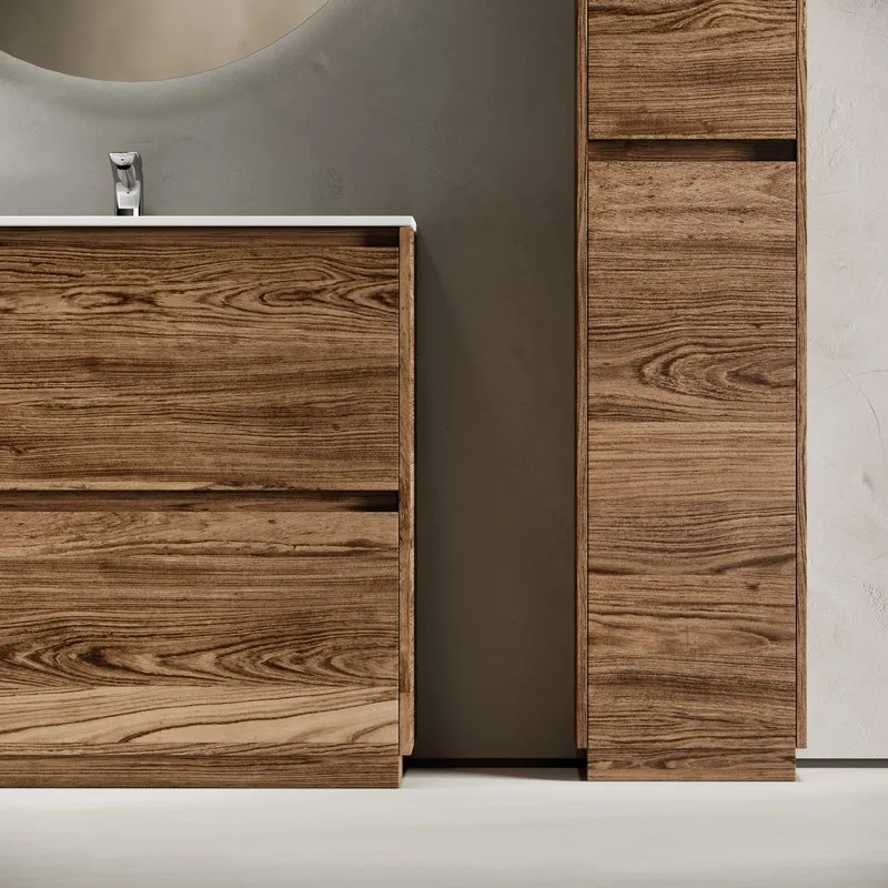 Тумба с раковиной Sancos Libra Floor 90 дуб чарльстон, белая раковина CN7002 Sancos — официальный сайт