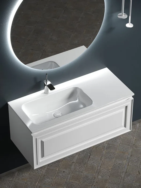 Тумба с раковиной Sancos Very 100 L bianco Sancos — официальный сайт