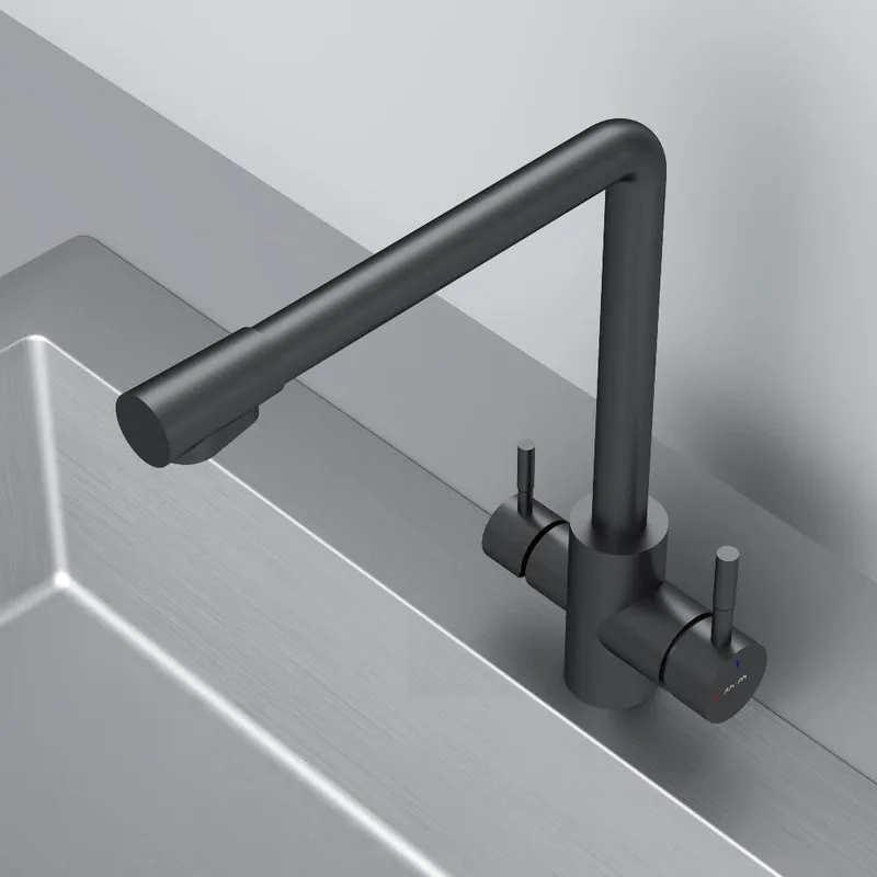 Смеситель для кухни AM.PM X-Joy S F85B05722, черный Sancos — официальный сайт