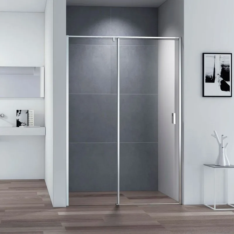 Душевая дверь в нишу Cezares Urban B 12 100 C Cr профиль хром, стекло прозрачное Sancos — официальный сайт