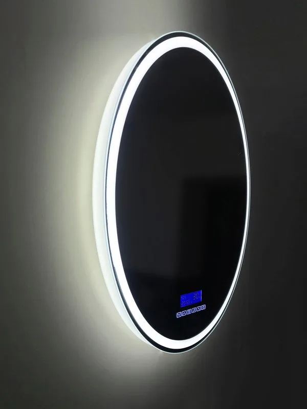 Зеркало круглое BelBagno SPC-RNG-700-LED-TCH-RAD с bluetooth, термометром и радио Sancos — официальный сайт