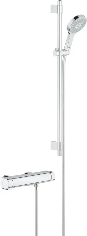 Термостатический смеситель Grohe Grohtherm 2000 34482001 с душевым гарнитуром Sancos — официальный сайт